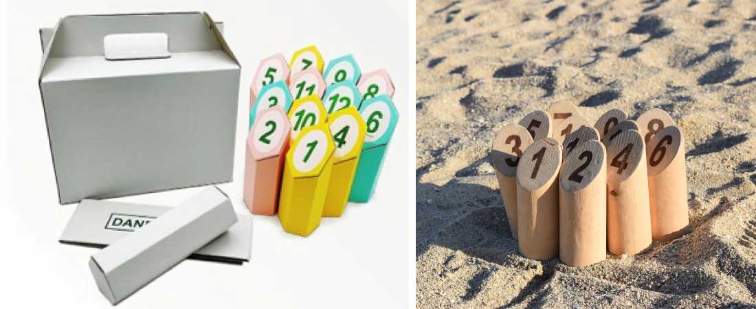 ダンボルックと砂浜に鎮座するスキットル