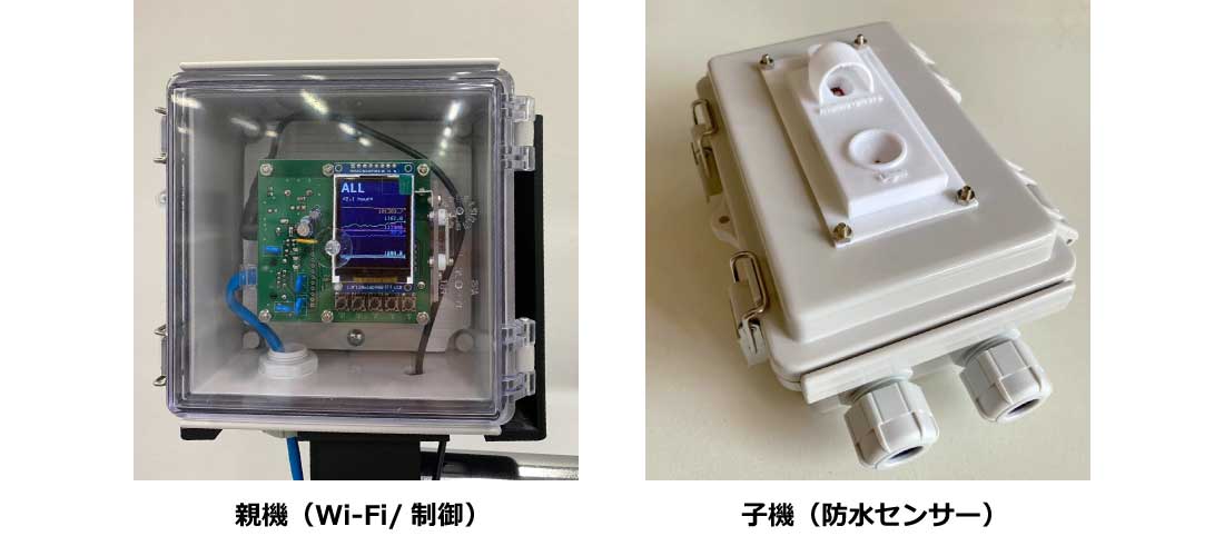 親機と子機の写真