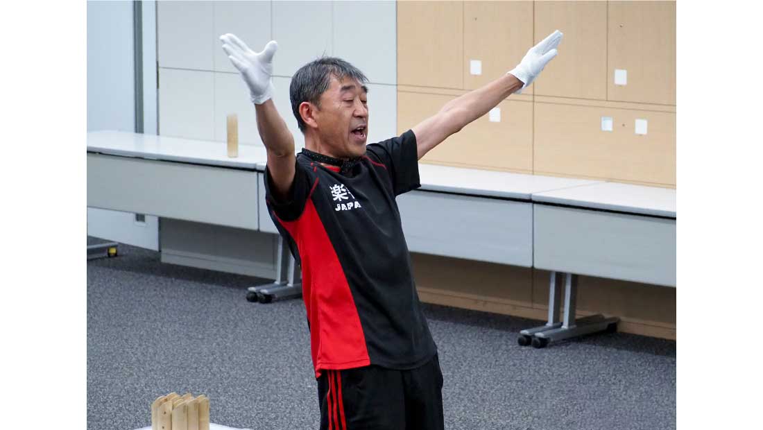 応援エールの様子
