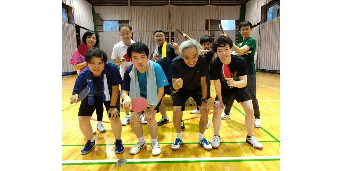 温泉卓球合宿の写真