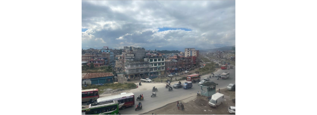 カトマンズの街並みの写真