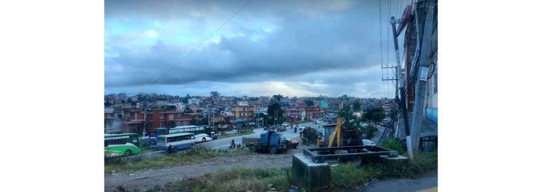 カトマンズの街並みの写真