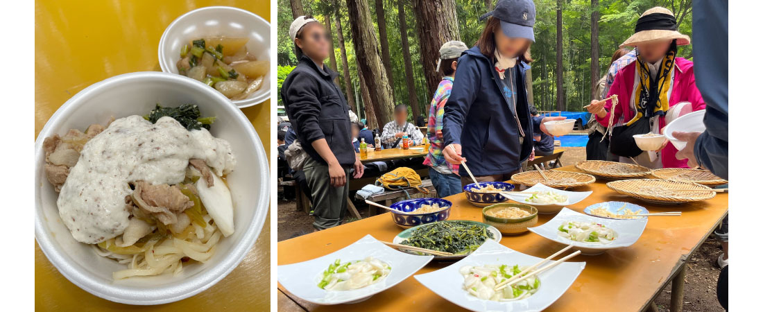 お昼ご飯の写真